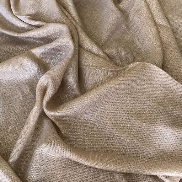 Lord & Taylor Rectangular Shawl Wrap Scarf Metallic Thread - Picture 2 of 6